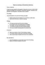 Összefoglalók, jegyzetek 'Five Reports', 1.                