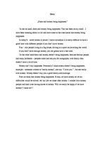 Esszék 'Fame and Money Bring Happiness', 1.                