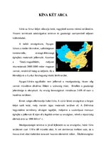 Esszék 'Földrajz: Kína két arca', 1.                