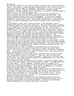 Esszék 'The Aurorae - what Causes the Beautiful Light Displays', 1.                