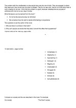 Összefoglalók, jegyzetek 'Book Report "The Giver"', 2.                