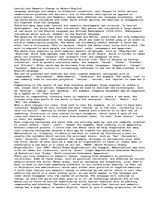 Esszék 'The Effects of Lexical and Semantic Change on Modern English', 1.                