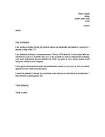 Minták 'Application Letter', 1.                