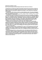 Összefoglalók, jegyzetek 'Communications at Sea', 1.                