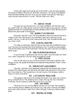 Összefoglalók, jegyzetek 'Franklin W.Dixon "The Secret Agent on Flight 101"', 4.                