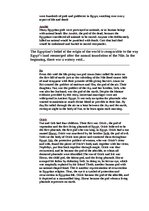 Kutatási anyagok 'Ancient Egyptian Mythology', 5.                