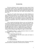 Összefoglalók, jegyzetek 'The Comparison of Economics Situation in Mexico and in Latvia', 1.                