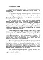 Összefoglalók, jegyzetek 'The Comparison of Economics Situation in Mexico and in Latvia', 6.                