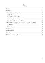Kutatási anyagok 'Informal Relationships between Primary School Teachers in Mārupes High School', 2.                