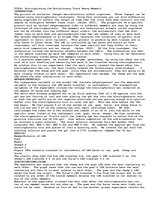 Esszék 'Distinguishing The Evolutionary Trend among Mammal', 1.