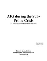 Kutatási anyagok 'A Case of Risk Management', 1.                