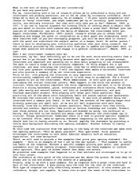 Esszék 'Interview Report', 2.                