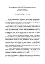 Esszék 'Perfect Competition', 1.                