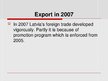 Prezentációk 'Export Stimulation in Latvia', 9.                