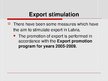 Prezentációk 'Export Stimulation in Latvia', 12.                