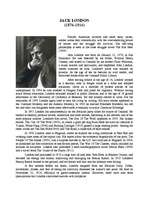 Összefoglalók, jegyzetek 'Jack London', 1.                