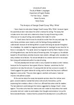 Esszék 'The Analysis of George Orwell Essay "Why I Write"', 1.                