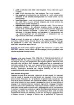 Összefoglalók, jegyzetek 'Language and Linguistics', 2.                