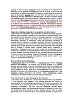 Összefoglalók, jegyzetek 'Language and Linguistics', 3.                