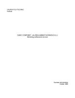 Kutatási anyagok 'Case Company: Laurea Ammatikorkekoulu', 1.                