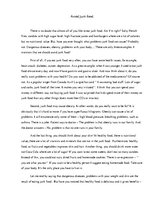 Esszék 'Avoiding Junk Food', 1.                