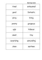 Összefoglalók, jegyzetek 'Adjectives', 2.                