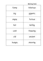 Összefoglalók, jegyzetek 'Adjectives', 3.                