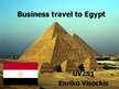 Prezentációk 'Business Travel to Egypt', 1.                