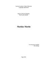 Kutatási anyagok 'Markko Martin', 1.                