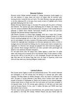 Esszék 'Culture of Baltic states', 1.                