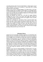 Esszék 'Culture of Baltic states', 2.                