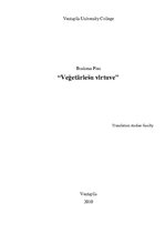 Üzleti tervek 'Business Plan "Veģetāriešu virtuve"', 1.                