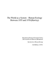 Kutatási anyagok 'The World as a System - Human Ecology Between 1935 and 1970 (Hawley)', 18.                