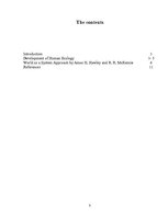 Kutatási anyagok 'The World as a System - Human Ecology Between 1935 and 1970 (Hawley)', 20.                