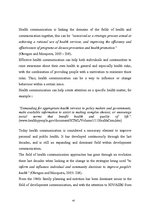 Kutatási anyagok 'Communication for Development. Health Communications', 45.                