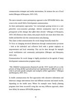 Kutatási anyagok 'Communication for Development. Health Communications', 50.                