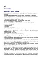 Összefoglalók, jegyzetek 'Kosztolányi Dezső - Paulina', 1.                