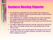 Kutatási anyagok 'Business Meeting Etiquette in Japan', 13.                