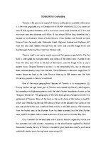 Kutatási anyagok 'The Analysis of Tourism Industry in Toronto', 2.                