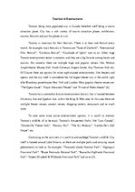 Kutatási anyagok 'The Analysis of Tourism Industry in Toronto', 4.                