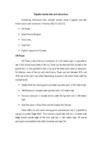 Kutatási anyagok 'The Analysis of Tourism Industry in Toronto', 7.                