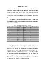 Kutatási anyagok 'The Analysis of Tourism Industry in Toronto', 11.                