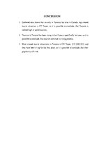 Kutatási anyagok 'The Analysis of Tourism Industry in Toronto', 13.                