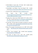 Kutatási anyagok 'The Analysis of Tourism Industry in Toronto', 15.                