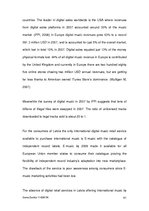 Záródolgozatok 'The Opportunities for Emerging Music Markets in the Changing Global Market Place', 41.                