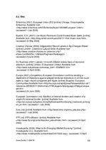 Záródolgozatok 'The Opportunities for Emerging Music Markets in the Changing Global Market Place', 68.                