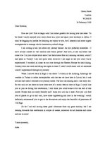 Esszék 'Informal Letter', 1.                