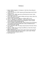 Kutatási anyagok 'Organisations and Behaviour', 12.                