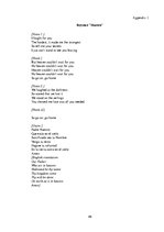 Záródolgozatok 'Analysis of Lyrics by Beyonce. Eventual Translation into Latvian', 49.                