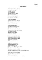 Záródolgozatok 'Analysis of Lyrics by Beyonce. Eventual Translation into Latvian', 57.                